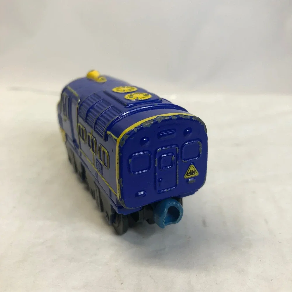 Chuggington Brewster Train Toy Blue Yellow Die-cast‎ Metal